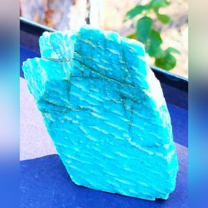 Rare Russian Amazonite/Beautiful Turquoise Blue & White Color
